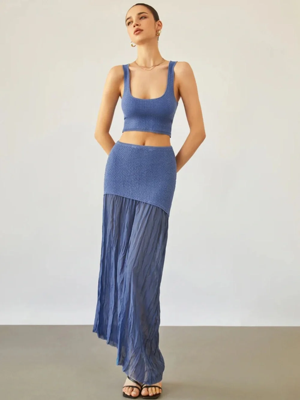 Commense Sea Breeze Skirt Top NWT Size M - Picture 4 of 8